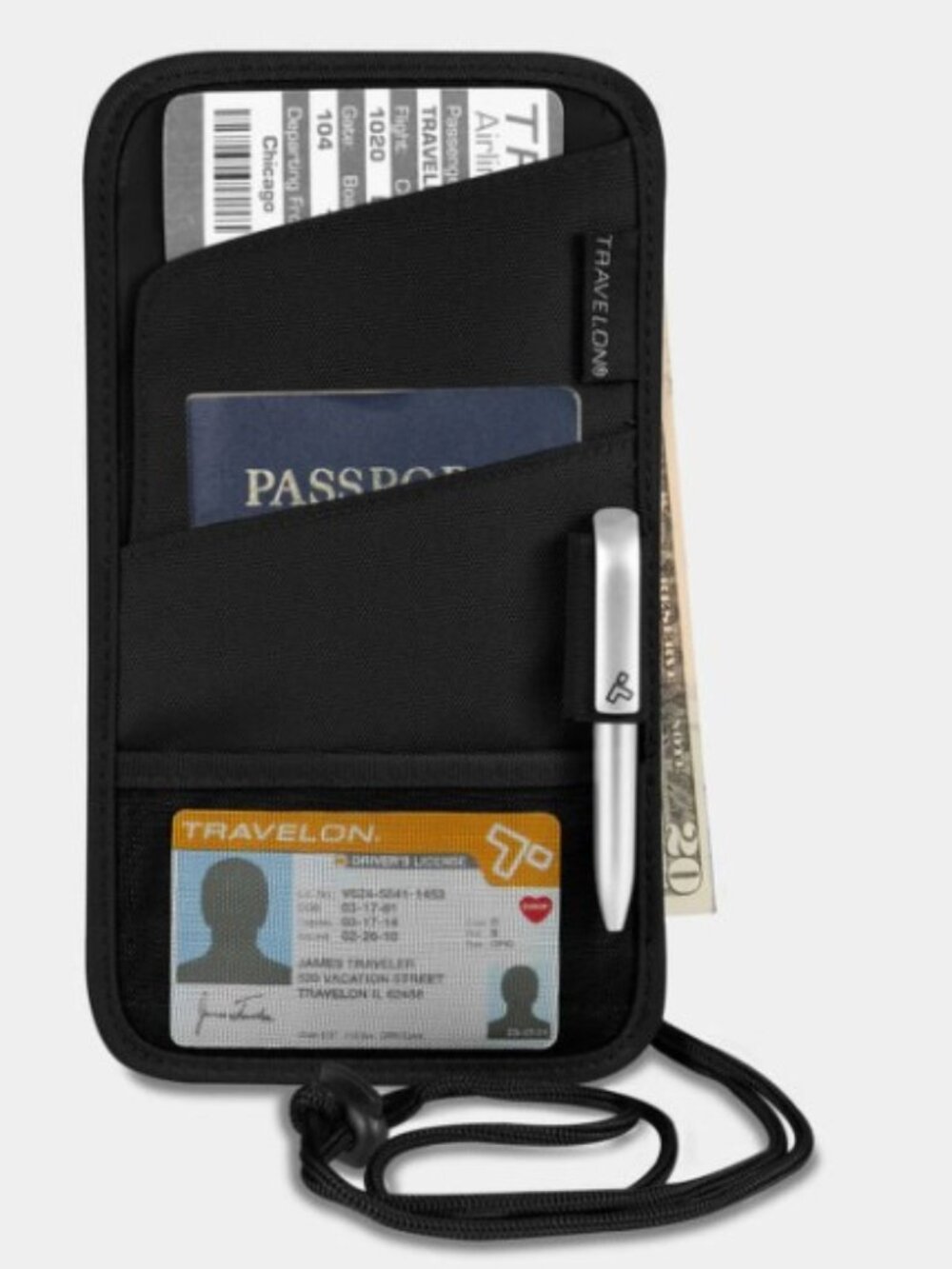 NWT Travelon ID & Boarding Pass Holder